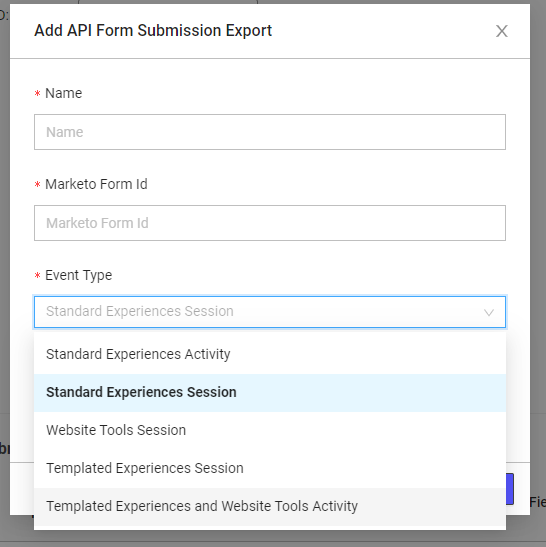 Add API Form Submission Export