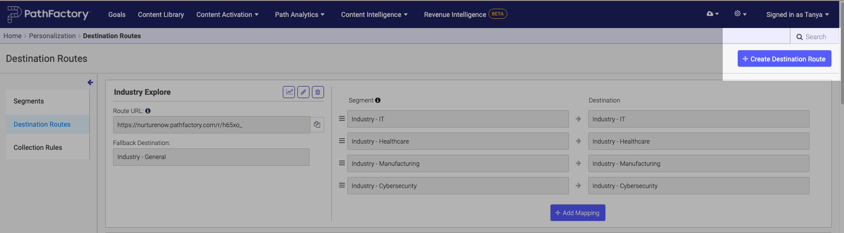 How to Create, Edit, or Delete a Route - PathFactory