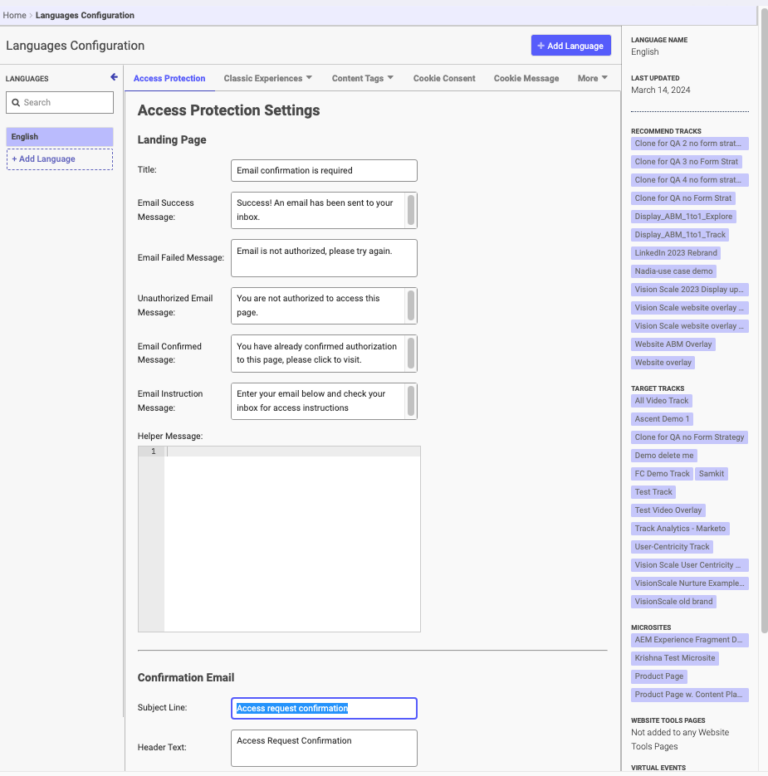 Access Protection Setup and Configuration - PathFactory