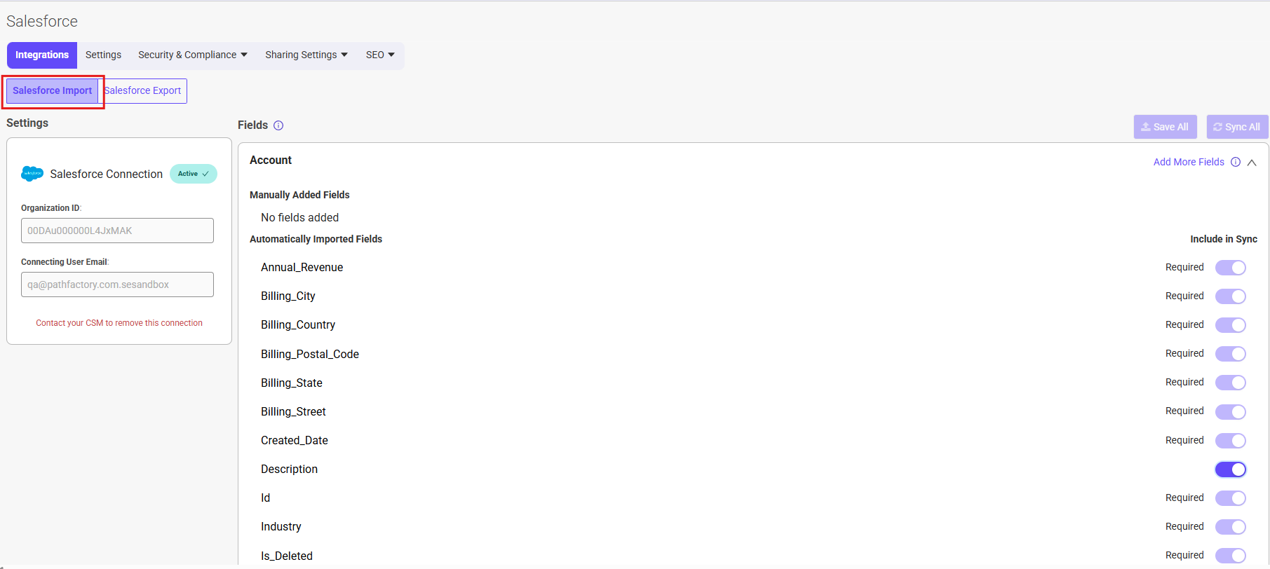 Pathfactory Sample Connecting Your Salesforce Instance with PathFactory - PathFactory