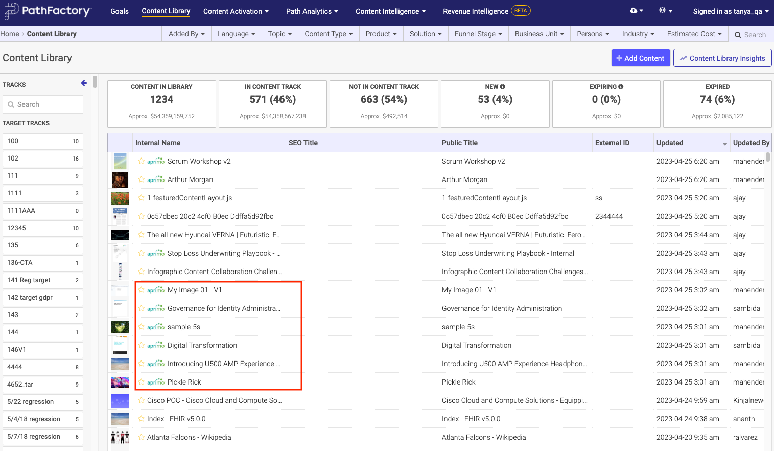 Using Aprimo With PathFactory - PathFactory