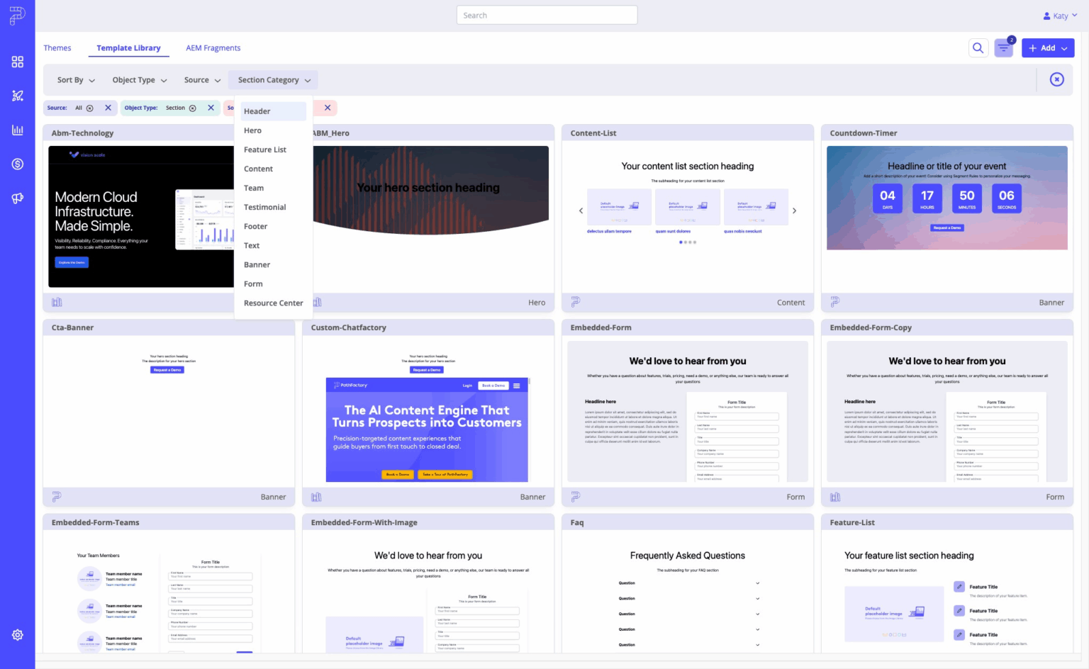 How to Use the Template Library - PathFactory