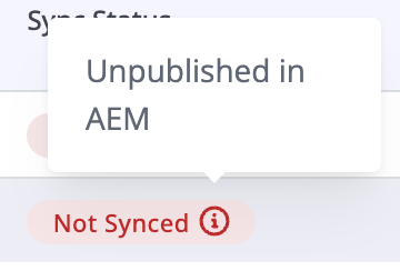 Example AEM error