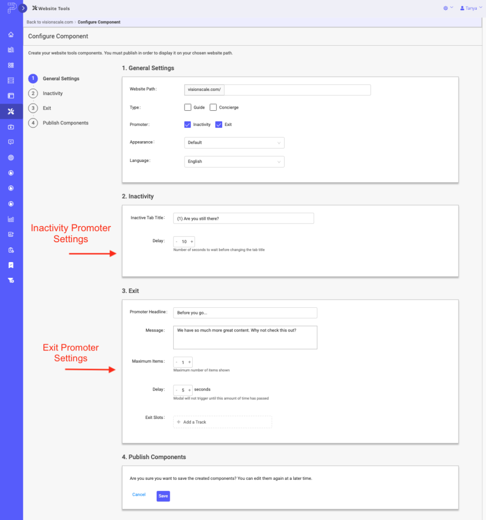 Support Tools Menu How to Add Website Tools to a Website - PathFactory