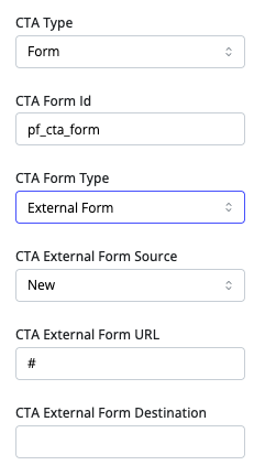 CTA Form External